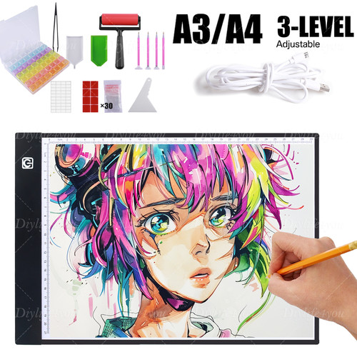 Led drawing copy board - a3,