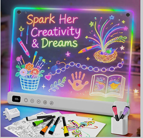 Led message board drawing - message,