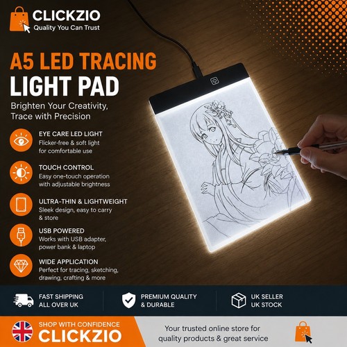 Led tracing light pad usb - a5,