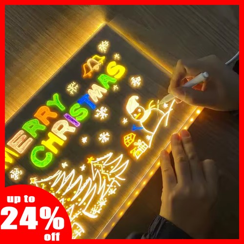 Led acrylic light message - light-up,