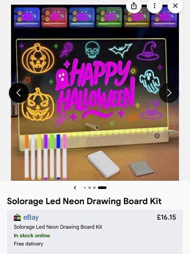Solorage led neon drawing - solorage,