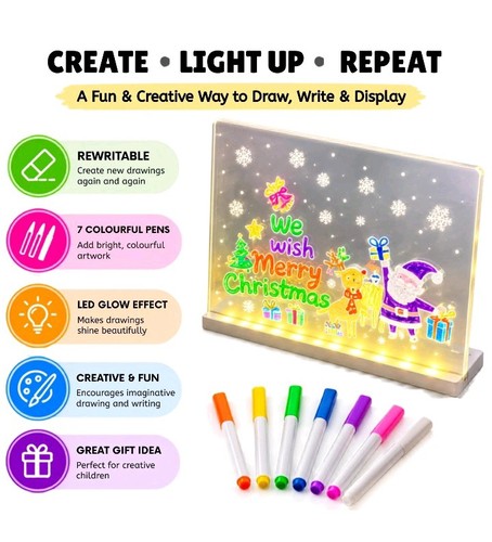 Led acrylic note - note, 7