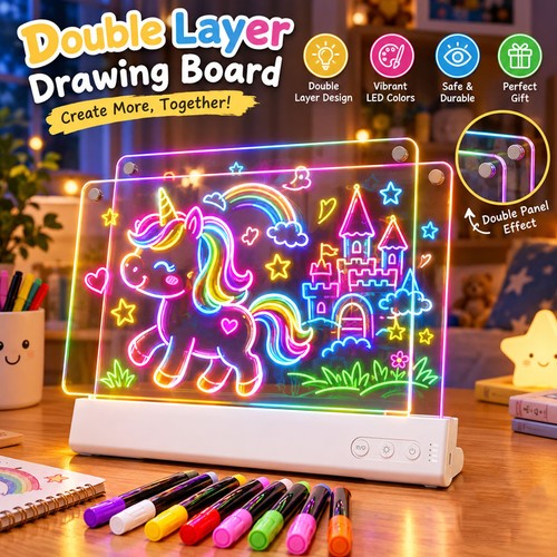 Led note board with night - note,