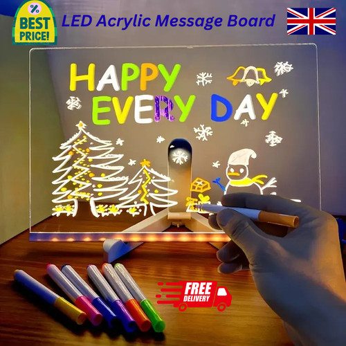 Led note board with night - led,