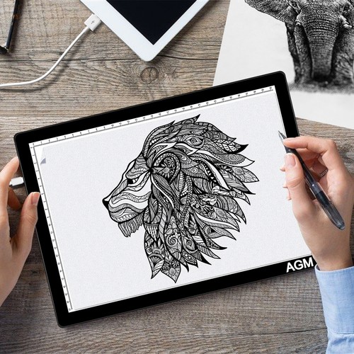 Agm led drawing board - drawing, a4