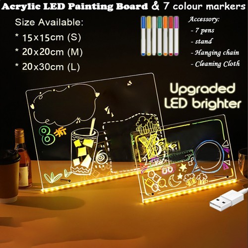 Led note board with - note,