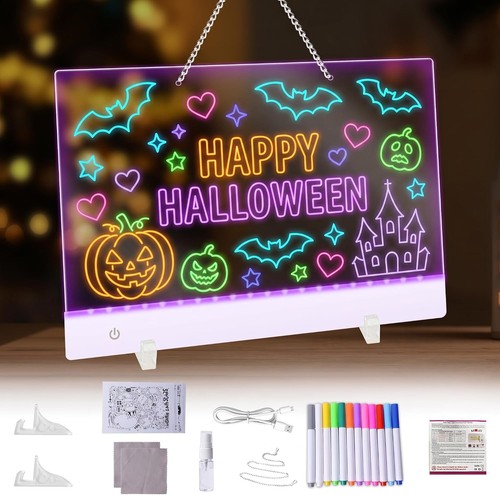 Rechargeable led note board - led,