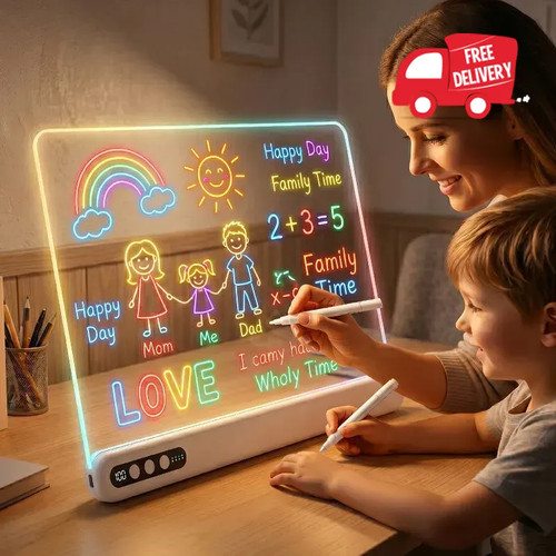 Kids led drawing board - led,