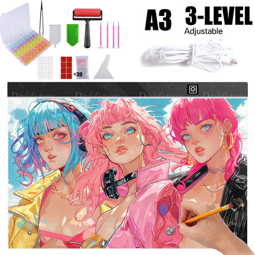 Led drawing tracing - led,