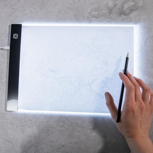 Usb led drawing - drawing, board