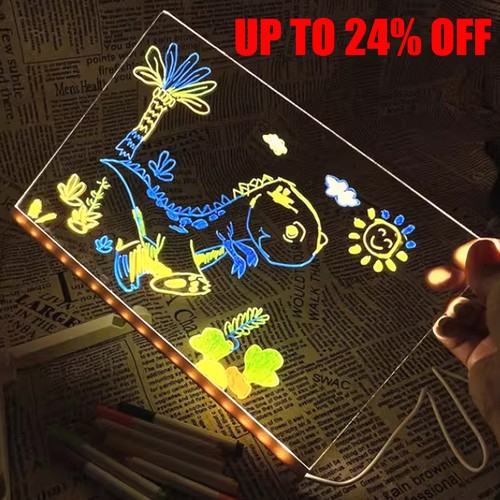 Led acrylic light message - acrylic,