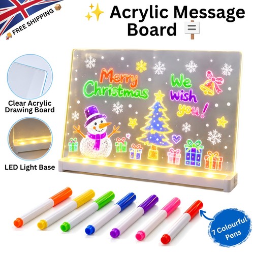 Led acrylic message - acrylic,