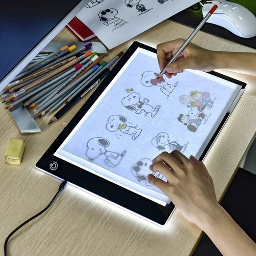 Light box drawing - light, a4,tracing