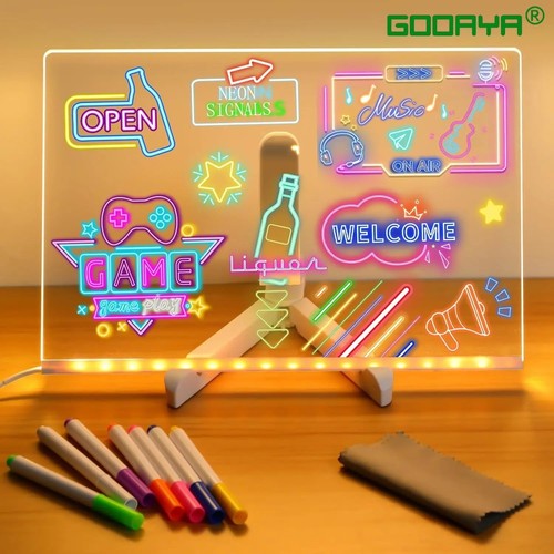 Led note board - with, night