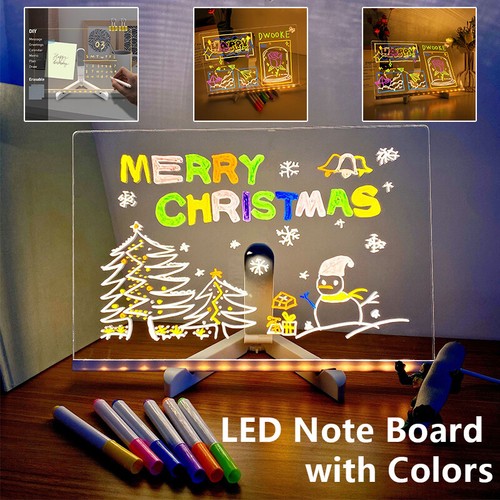 Led note board with coloured - led,